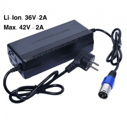 Incarcator Li-ion 36V-2A, XLR Incarcator Li-ion 36V-2A, XLR