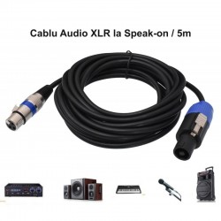 Cablu Audio XLR Mama - Speak-on tata/5m Cablu Audio XLR Mama - Speak-on tata/5m