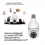 Camera de Supraveghere cu IP, PTZ 360˚si Wi-fi - E27 / V380 Pro