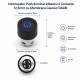Intrerupator Push Iluminat Albastru 4 Contacte 12,5mm cu Membrana Cauciuc DALBI