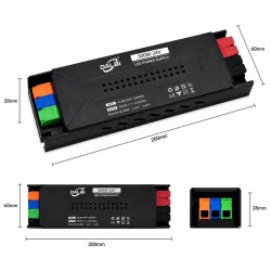 Sursa Alimentare LED 24V 300W 12.5A Slim cu Conectare Rapida Push-In DALBI