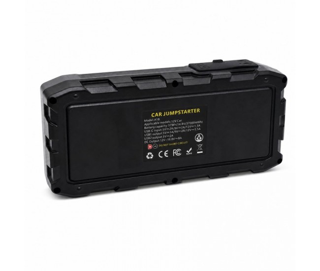 Robot Pornire Auto 12V 37000mWh 2500mAh Power Bank si Lanterna A18 DALBI