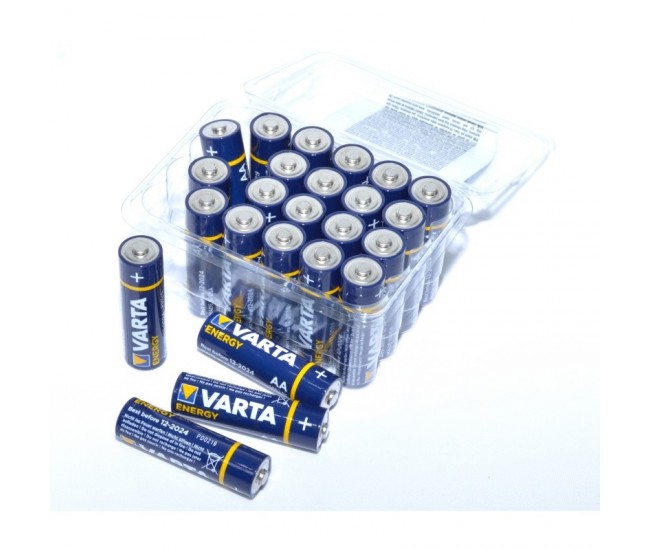 Baterii Alkaline Varta Energy-Energy R6 AA, 24buc/set