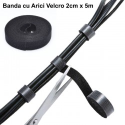 Banda cu Arici Velcro 2cm x 5m Banda cu Arici Velcro 2cm x 5m