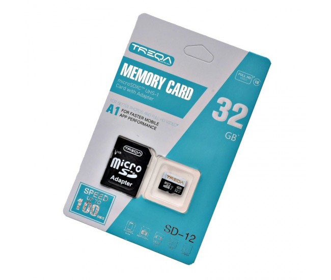 Card Micro SDXC 32GB, Memorie PRO Full HD Video, Performanta UHS A1, SPEED UP TO 100MB/S