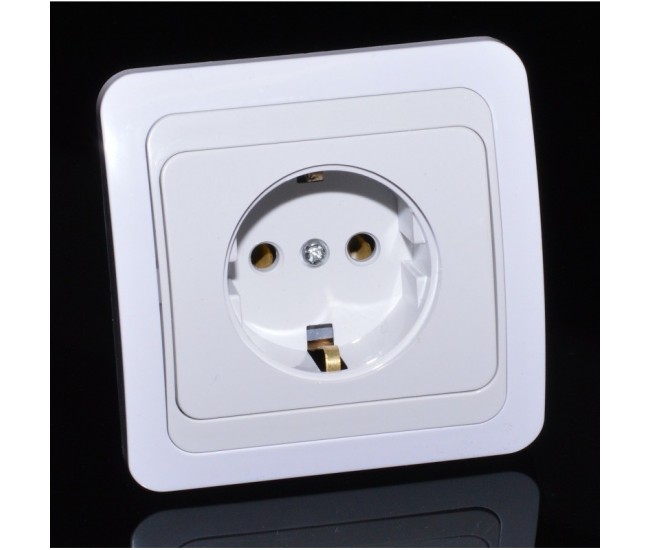 Priza Simpla cu Ceramica, ST Aparataj, 250V-16A / 10Buc / Set