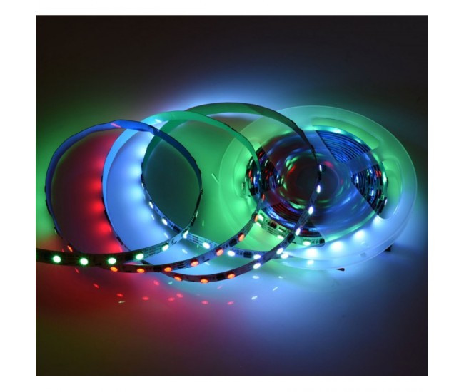 Banda Led WS2811 Digital Pixel 5050 RGB 60D-12V / IP20