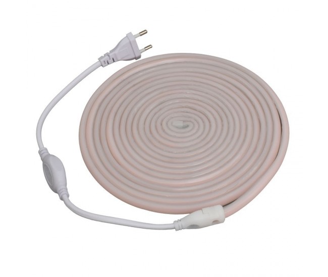 Banda Led Cob Roz Intens Neon Flex - 288led/m - IP65 / 220V - 10W/ml / Rola 5ml