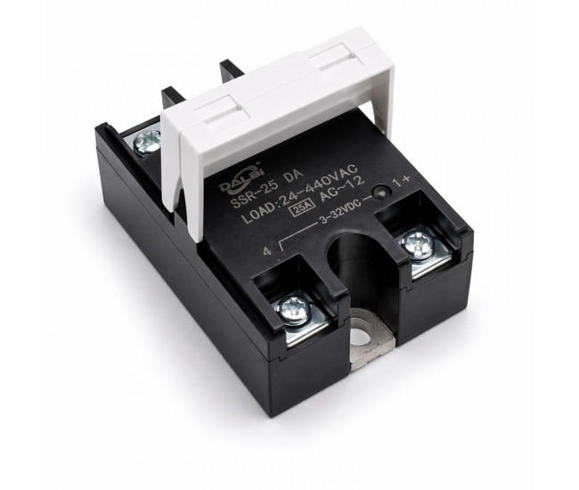 Releu Static SSR-25 DA 25A 24-440V AC Control 3-32V DC DALBI