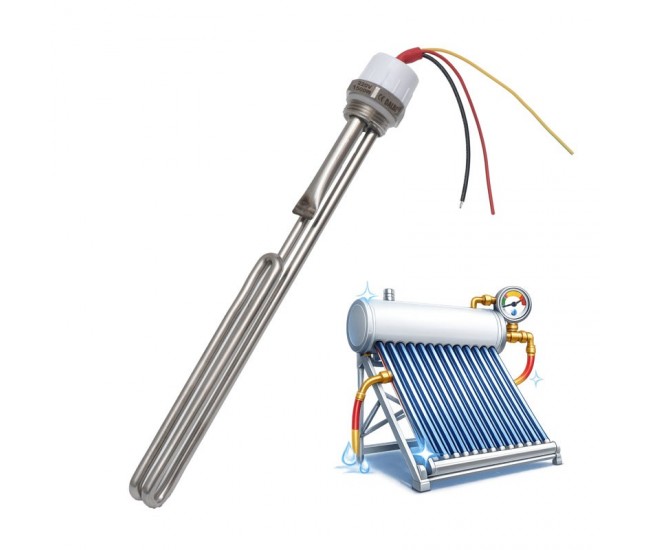Rezistenta electrica 1500W 220V AC pentru panou solar presurizat cu boiler - DALBI