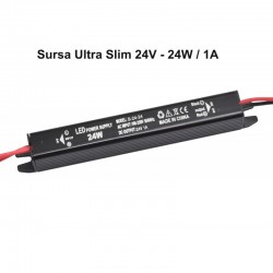 Sursa de Alimentare 24V-24W / 1A - Ultra Slim Black Sursa de Alimentare 24V-24W / 1A - Ultra Slim Black