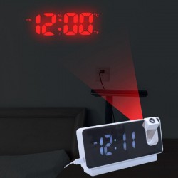 Ceas Digital cu Led Alb si Proiectie S282A Ceas Digital cu Led Alb si Proiectie S282A