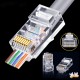 Mufa UTP Plastic CAT6E + CUT 100b/set