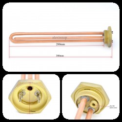 Rezistenta Boiler 2000W Dreapta cu Filet  Q Rezistenta Boiler 2000W Dreapta cu Filet  Q