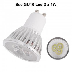 Bec GU10 cu Led 3W/220V Bec GU10 cu Led 3W/220V