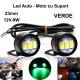 Led Auto 23mm cu Suport / 12V - 9W / VERDE, 2Buc/Set