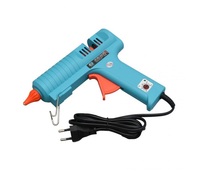 Pistol de Lipit 150W cu Temperatura Reglabila 100-220 Grade cu Bara Silicon 11mm / HJ019