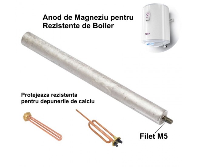 Anod M5 de Magneziu pentru Boiler Electric