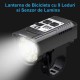 Lanterna de Bicicleta cu 9 Leduri si Senzor de Lumina L-S75