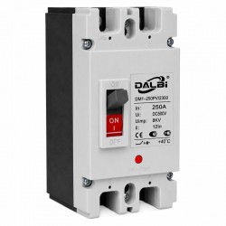 Intrerupator MCCB DC 2P 250A 500V pentru Panouri Fotovoltaice DALBI