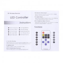 Controler Banda Led Monocolor, RF Wireless 11Taste Controler Banda Led Monocolor, RF Wireless 11Taste