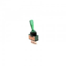 Intrerupator basculant verde de plastic 12V INT-1225V Intrerupator basculant verde de plastic 12V INT-1225V