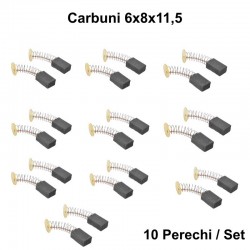 Perii Colectoare Carbuni 6x8x11,5 - © / 10Set/Punga Perii Colectoare Carbuni 6x8x11,5 - © / 10Set/Punga