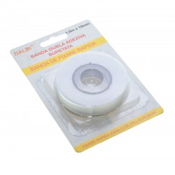 Banda Dublu Adeziva Buretata Super 19mm x 1,5m Banda Dublu Adeziva Buretata Super 19mm x 1,5m