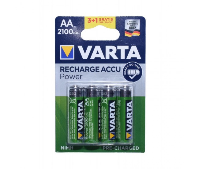 Acumulatori Reincarcabili Varta R6 AA/2100mAH, 4buc/set