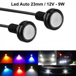 Led Auto 23mm / 12V - 9W / VERDE, 2 Buc/Set Led Auto 23mm / 12V - 9W / VERDE, 2 Buc/Set