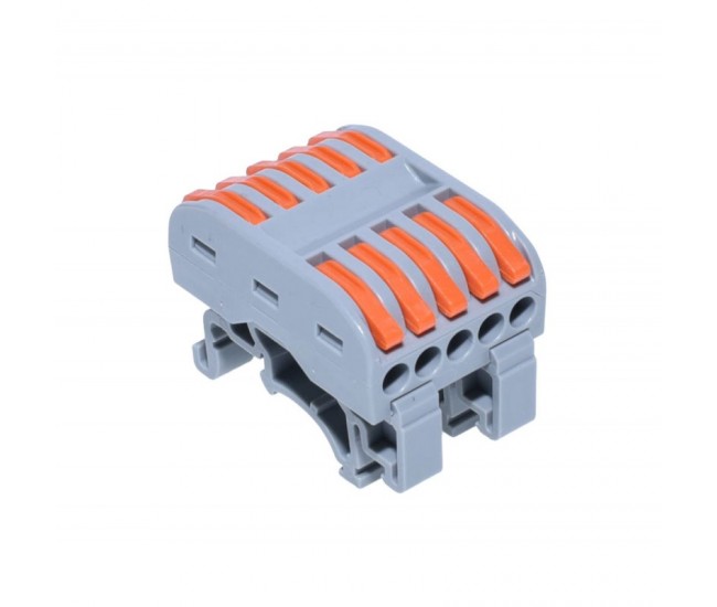 Conector de Șina 5 Poli Cap Dublu PCT-225