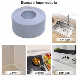 Banda de Etansare Alba 3,8 x 320 cm Banda de Etansare Alba 3,8 x 320 cm