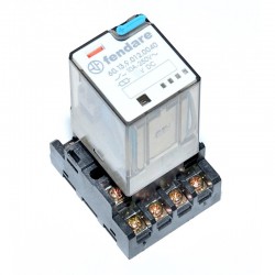 Releu Industrial 12V-DC/11P cu soclu Releu Industrial 12V-DC/11P cu soclu