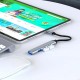HUB 4 in 1 cu USB 3.0 si Adaptor Tip C