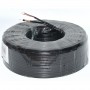 Cablu Coaxial RG6 + 2 X 0,75MM, Negru - 100M/ROL