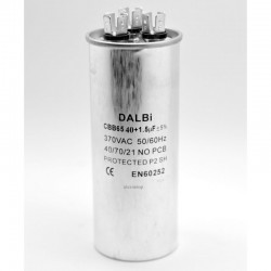Condensator pt Aparate de Aer Conditionat 40 +1,5uf 370V Condensator pt Aparate de Aer Conditionat 40 +1,5uf 370V