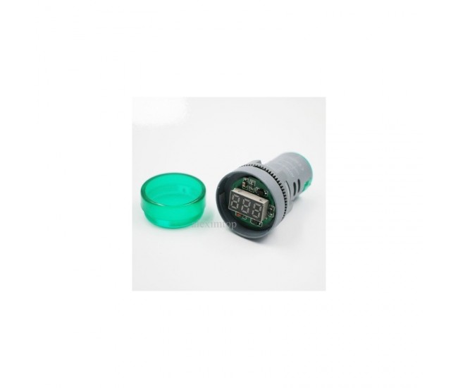 Voltmetru Digital Verde  250V/AC 20-500V