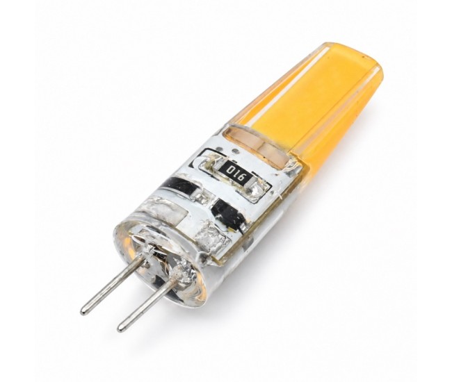 Bec LED COB G4 12V, 2W, Lumina Calda