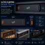 Sursa Alimentare LED 12V 150W 12.5A Ultra Slim 13mm DALBI