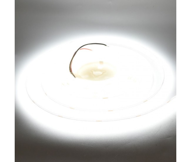 Banda Cob Led 24V - 8MM / 320led/ml - 11W/ml, Lumina Alb-Rece 6500K - 1200lm - Interior IP20 - 5m/rol