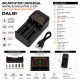 Incarcator Universal pentru Acumulatori Li-ion 2 Sloturi 18650 USB Type-C DALBI