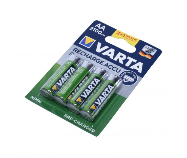 Acumulatori Reincarcabili Varta R6 AA/2100mAH, 4buc/set