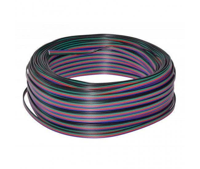 Cablu Alimentare Led RGB 4 Fire, 50m/Rola