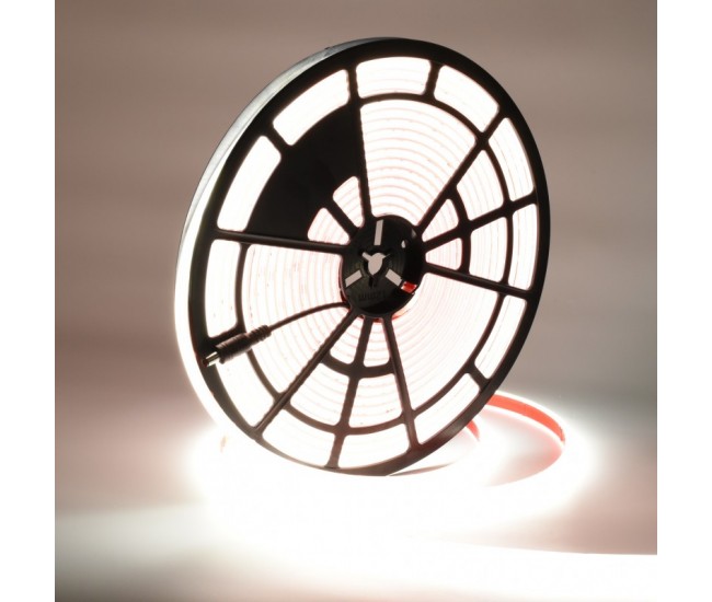 Banda Led 320 Cob - 24V - 10mm Alb-Neutru 4500K, IP65 Exterior - Rola/10ml