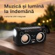 Boxă Portabilă Bluetooth 6W cu 2 Panouri Solare, Radio FM SZ-L20 MINI