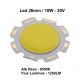 Led Cob 26mm, Putere 10W