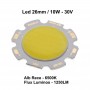 Led Cob 26mm, Putere 10W