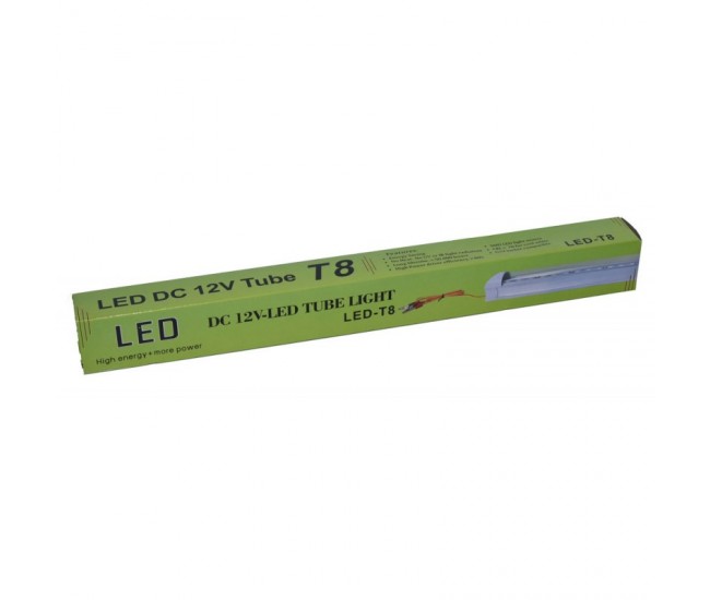 Led T8 - 30cm / 12V - 9W cu Clești