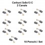 Perii Colectoare Carbuni 5x8x13 - C - 2 Canale / 10Set/Punga