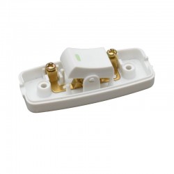 Intrerupator pe Fir 10A / 250V Alb Intrerupator pe Fir 10A / 250V Alb